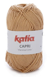 Katia Filato Capri - 100% Cotone Mercerizzato - 50 gr 125 mt - Colore 82167 Arancione Salmone