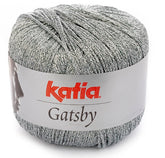Katia Filato Gatsby Colore 06 Grigio Medio Argento 50 Grammi