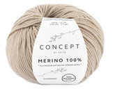 Katia Filato Merino 100% Colore 501 Beige 50 Grammi