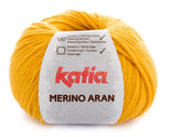 Katia Filato Merino Aran 80 Giallo 100 Grammi