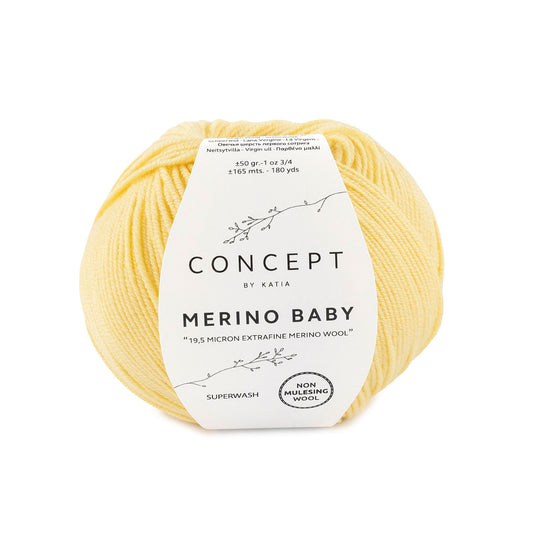 Katia Filato Merino Baby Colore 37 Giallo 50 Grammi