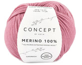 Katia Filato Merino 100% Colore 37 Rosa 50 Grammi
