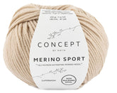 Katia Filato Basic Merino Sport - 100% Merino Extrafine - Colore 09 Beige