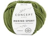 Katia Filato Basic Merino Sport - 100% Merino Extrafine - Colore 16 Verde Chiaro