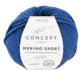Katia Filato Basic Merino Sport - 100% Merino Extrafine - Colore 51 Blu Luce