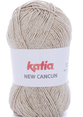 Katia Filato Cotone New Cancun - 50% Acrilico - 50% Cotone - Colore 51 Beige Chiaro