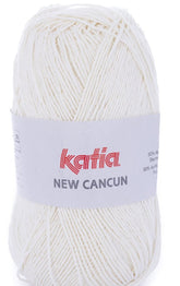 Katia Filato Cotone New Cancun - 50% Acrilico - 50% Cotone - Colore 53 Panna