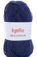 Katia Filato Cotone New Cancun - 50% Acrilico - 50% Cotone - Colore 57 Blu Scuro