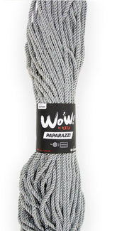 Katia WOW Paparazzi Cordone brillante per Borse - 80% Poliestere - 20% Cotone - Colore Grigio 301