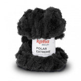 Katia Filato Polar Extreme 100% Poliestere Colore Nero 202 - 300 grammi / 30 metri