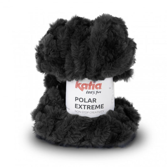 Katia Filato Polar Extreme 100% Poliestere Colore Nero 202 - 300 grammi / 30 metri