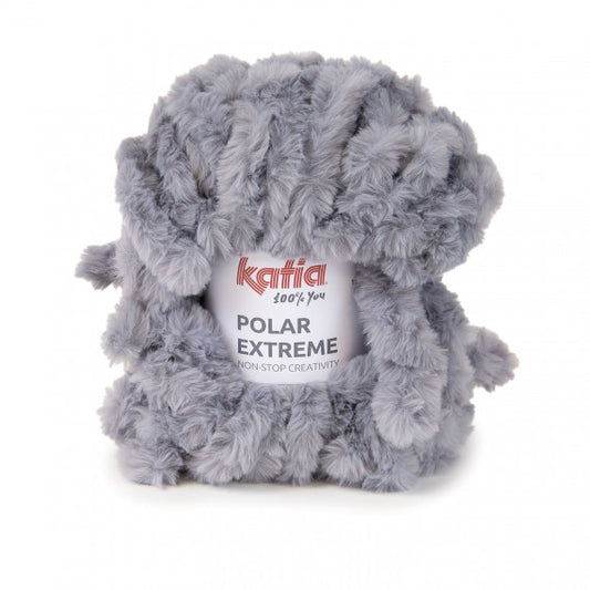 Katia Filato Polar Extreme 100% Poliestere Colore Grigio 203 - 300 grammi / 30 metri