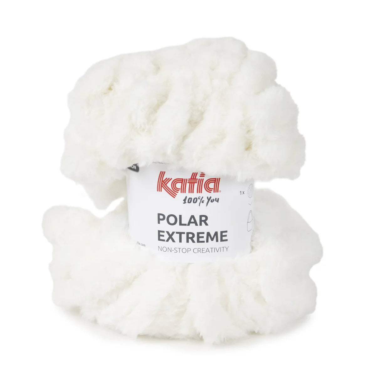 Katia Filato Polar Extreme 100% Poliestere Colore Panna 204 - 300 grammi / 30 metri