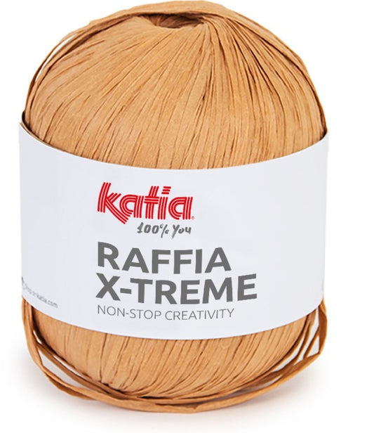 Katia Filato Raffia X-Treme 100 gr - 120 mt Colore 103 Cammello