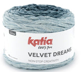 Katia Filato sfumato in ciniglia Katia Velvet Dreams - 100% Poliestere - Colore 107 Olio