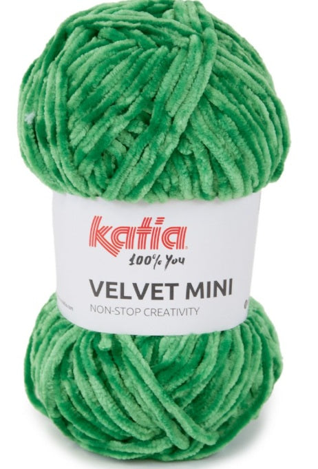 Katia Filato Velvet Mini Colore 216 Verde 50 Grammi
