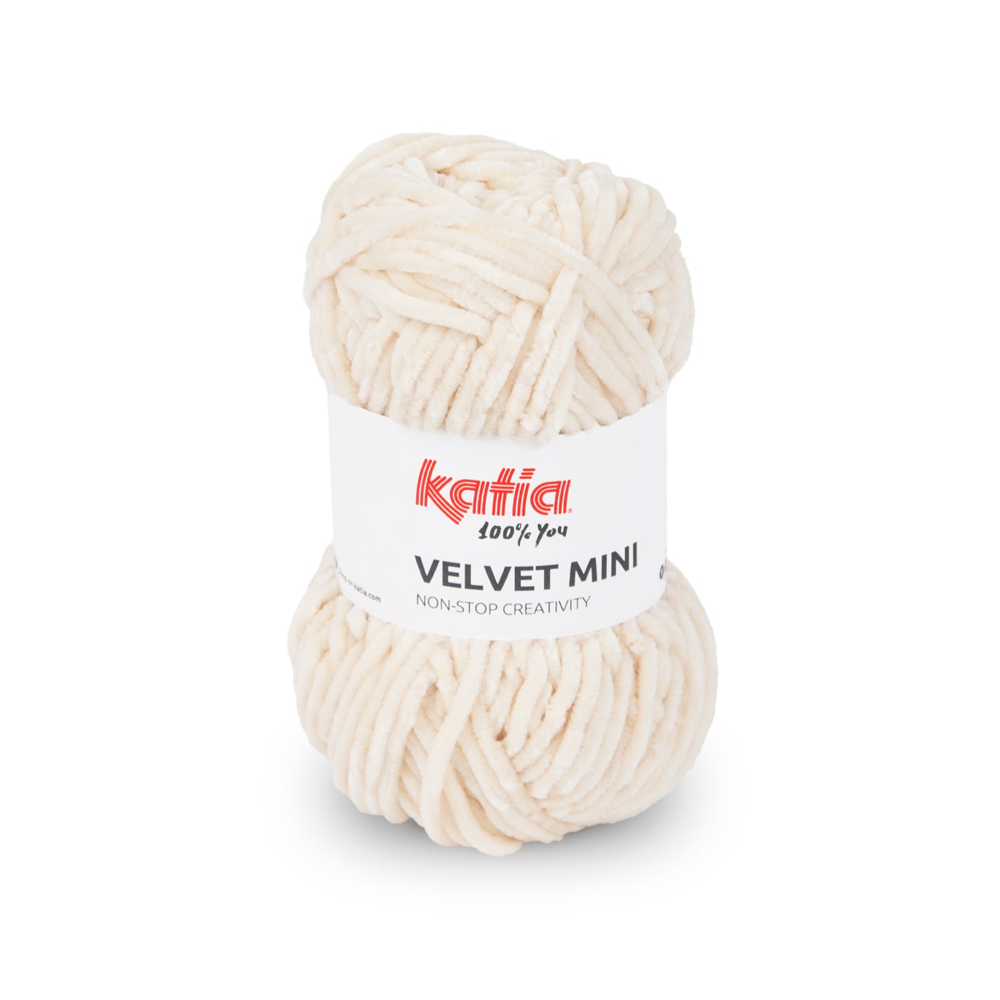 Katia Filato Velvet Mini Colore 200 Panna 50 Grammi