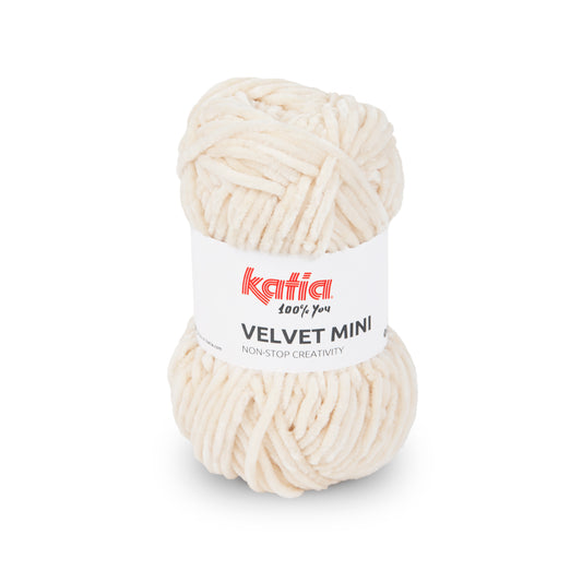 Katia Filato Velvet Mini Colore 200 Panna 50 Grammi