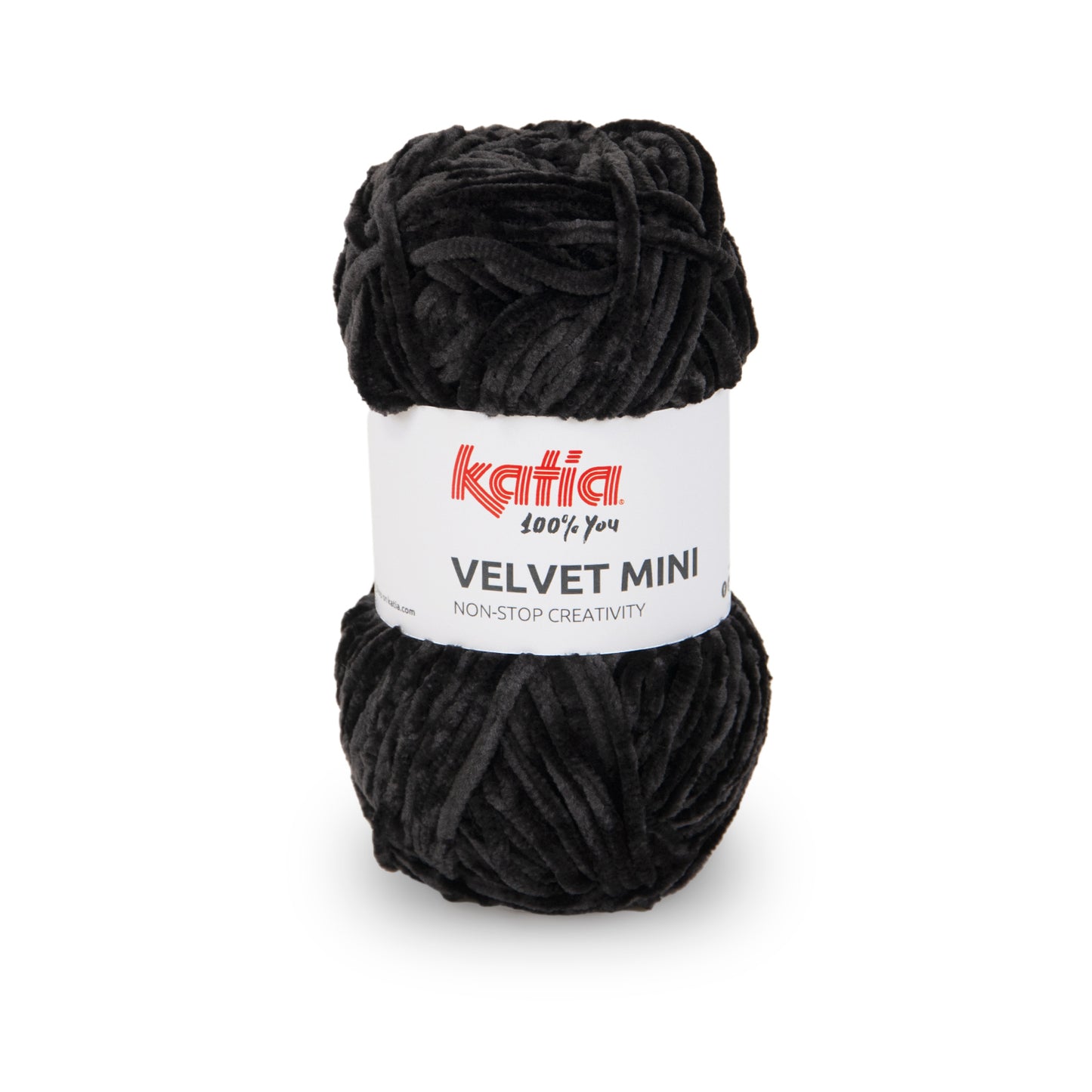 Katia Filato Velvet Mini Colore 210 Nero 50 Grammi