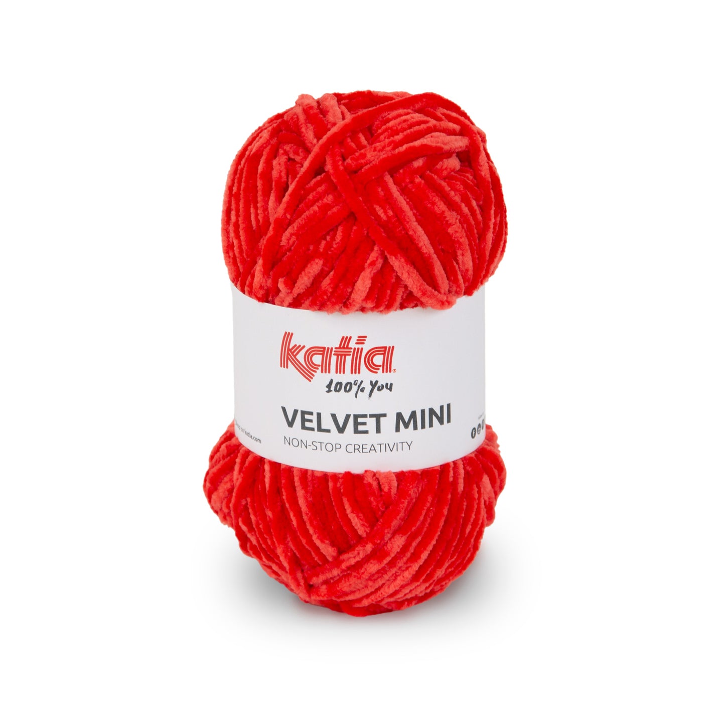 Katia Filato Velvet Mini Colore 211 Rosso 50 Grammi