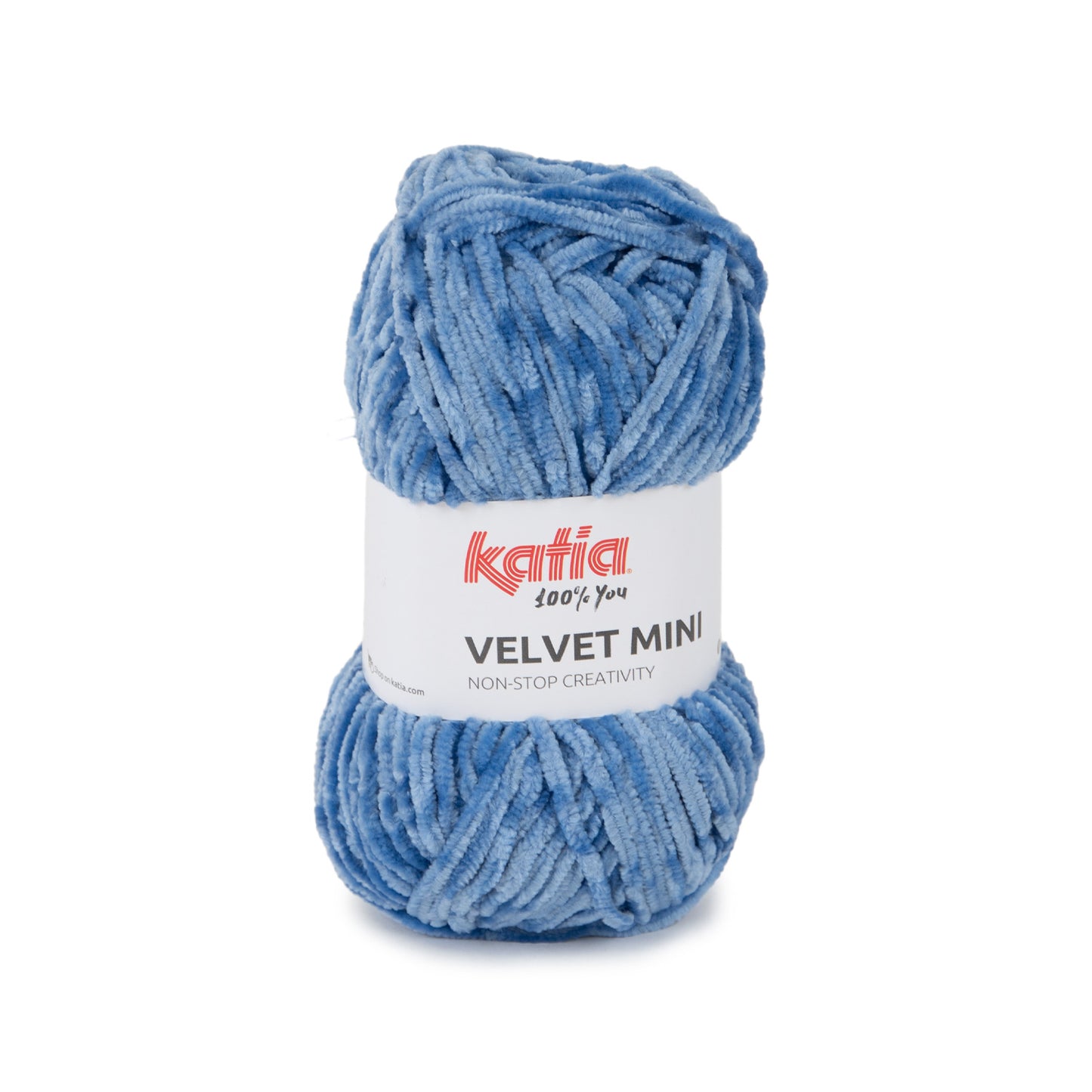 Katia Filato Velvet Mini Colore 218 Jeans 50 Grammi