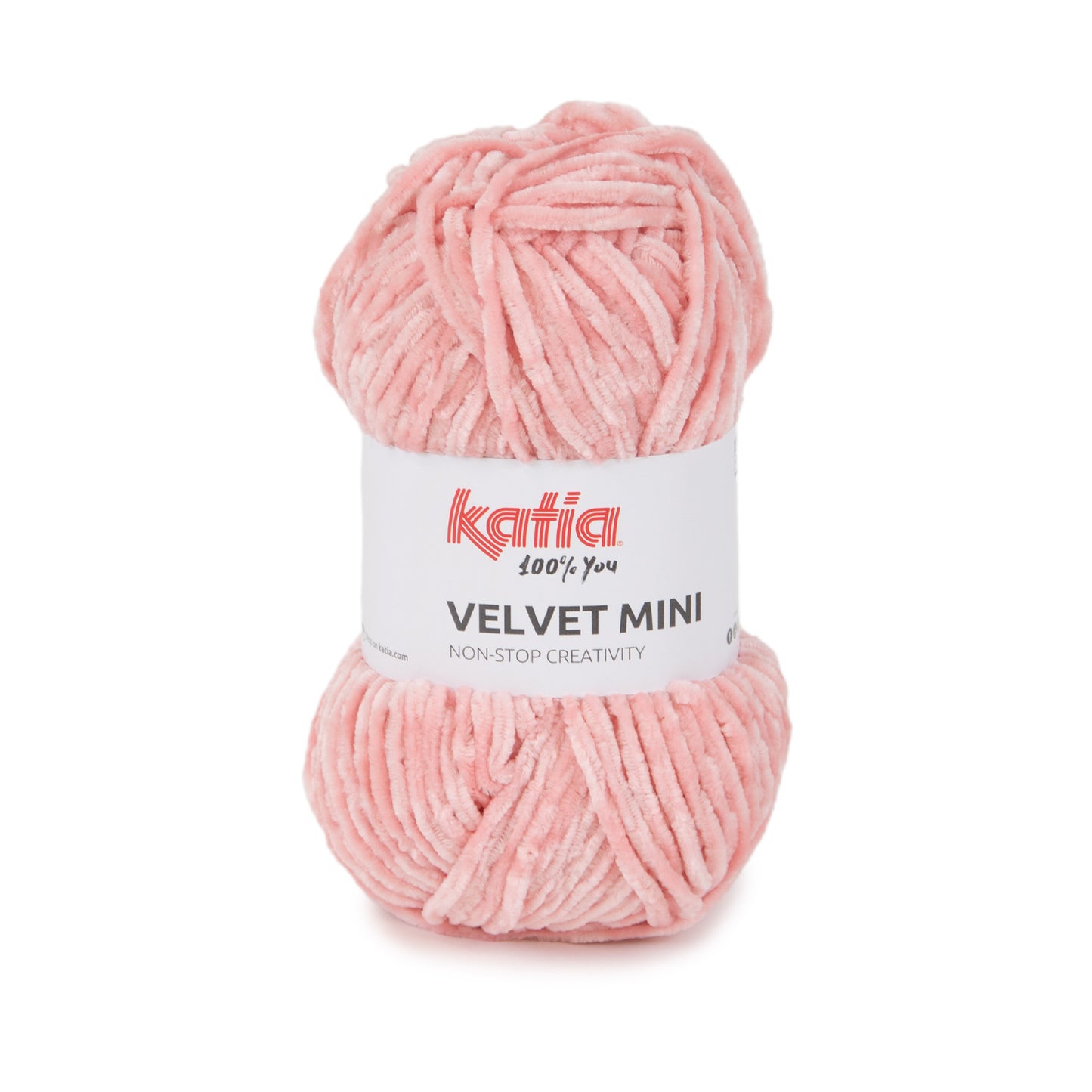 Katia Filato Velvet Mini Colore 222 Rosa Chiaro 50 Grammi