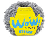 Katia Filato Wow Loopy Colore 154 Grigio Medio 150 Grammi