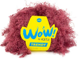 Katia Filato WOW Teddy Effetto Peluche Arricciato Colore 305 Mora