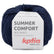 Katia Filato Summer Comfort Antibatterico - 78% Viscosa - 22% Poliammide - Colore 74 Blu Profondo