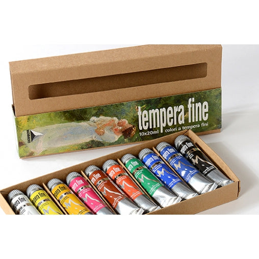 Maimeri Colore Tempera Fine Confezione da 10 X 20 ml