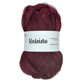Mondial Fettuccia Kaleido - 100% Microfibra PL - 100 Gr 70 Mt - Colore 480 Bordeaux