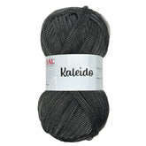 Mondial Fettuccia Kaleido - 100% Microfibra PL - 100 Gr 70 Mt - Colore 505 Nero Argento