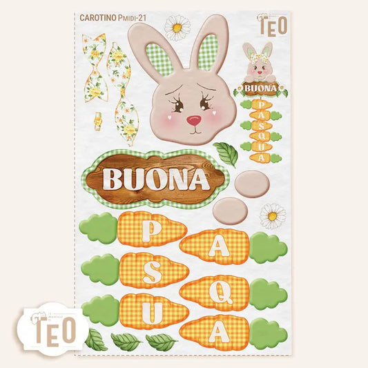 Pannello Teo Collezione PASQUA P-Midi-21 Carotino