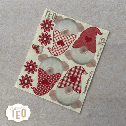 Pannello Teo Collezione Natale P-Small-94 Gnomi Romantici