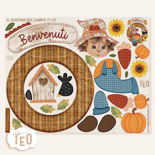 Pannello Teo Collezione Autunno P-158 Il Custode Del Campo