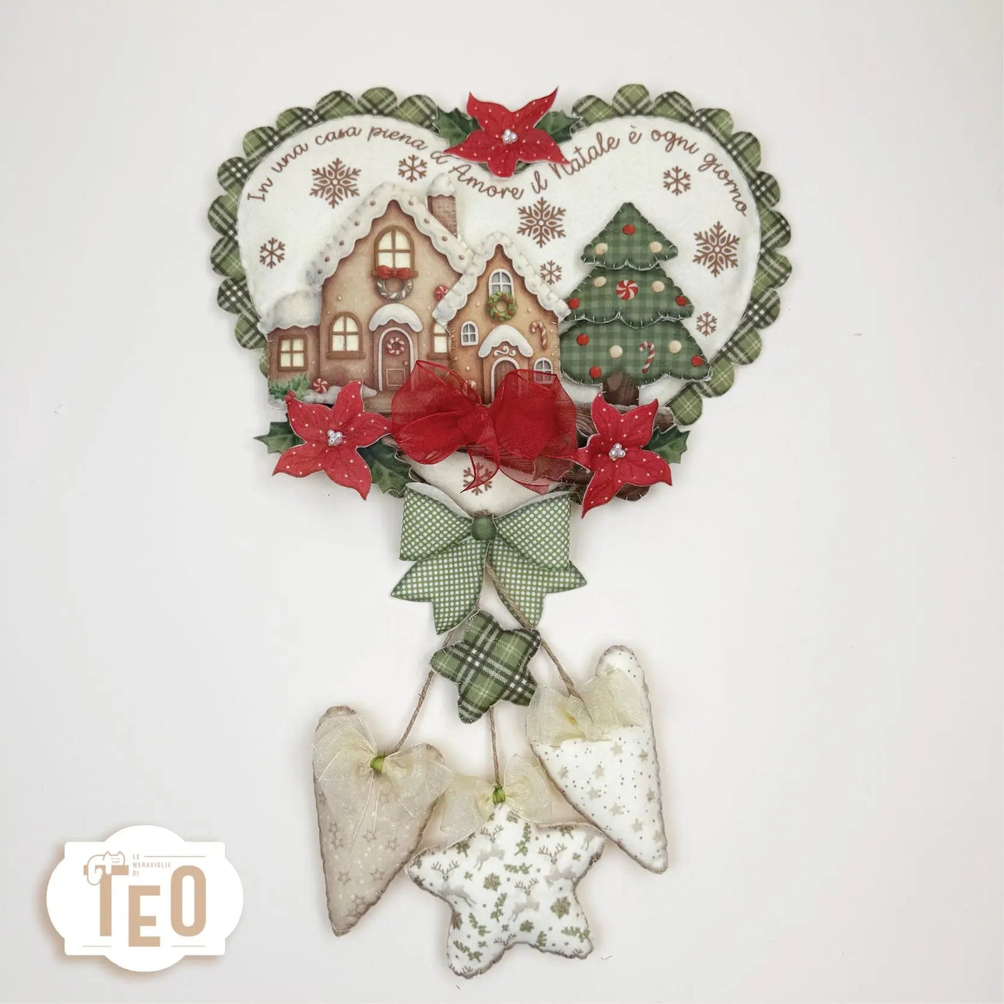 Pannello Teo Collezione Natale P-163 Paesaggio Tra Sogni e Neve