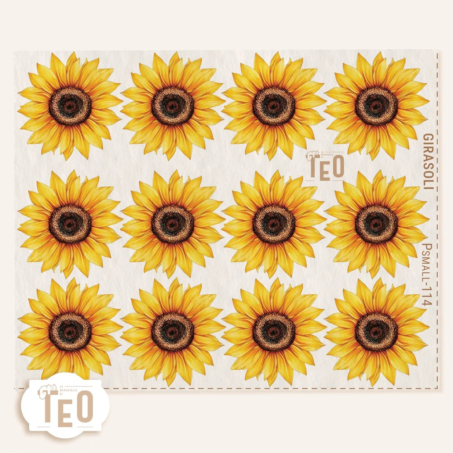 Pannello Teo Collezione Autunno P-Small-114 Girasoli