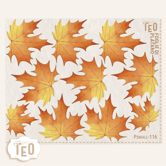 Pannello Teo Collezione Autunno P-Small-116 Foglie Di Platano