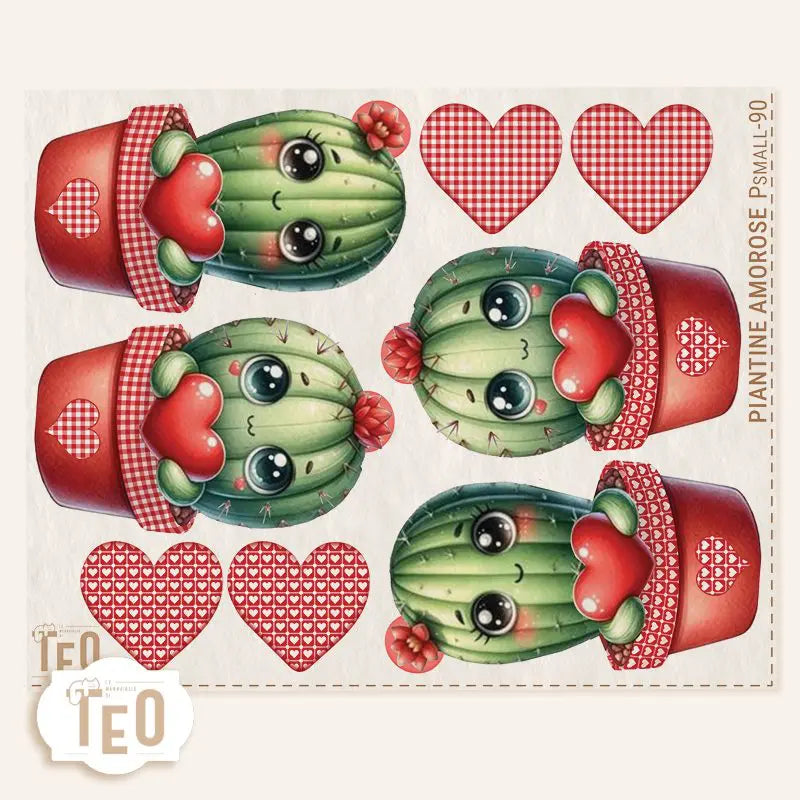 Pannello Teo P-Small-90 Piantine Amorose