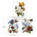 Re Design Decor Transfer Blossomed Beauties 3 Fogli 21,5 X 28 cm