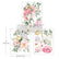 Re Design Decor Transfer Bouquet for My Love 3 Fogli 21,5 X 28 cm
