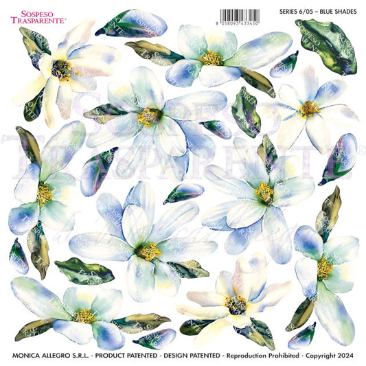 Sospeso Trasparente Pellicola Standard Serie 6 - Modello STS.05 Blue Shades