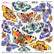 Sospeso Trasparente Pellicola Standard Serie 6 - Modello STS.11 Big Butterfly