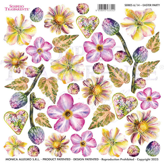 Sospeso Trasparente Pellicola Standard Serie 6 - Modello STS.14 Easter Party