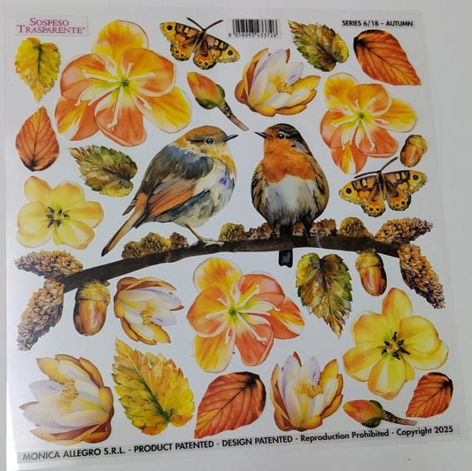 Sospeso Trasparente Pellicola Standard Serie 6 - Modello STS.18 Autumn