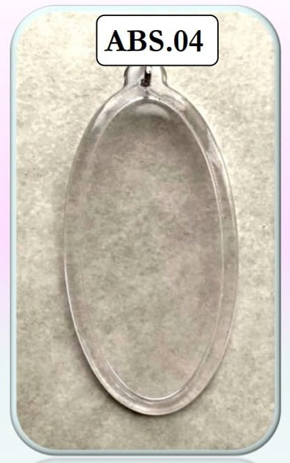 Sospeso Trasparente Ciondolo Ovale