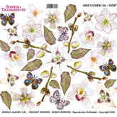 Sospeso Trasparente Pellicola Mini Flower Ivory n 06