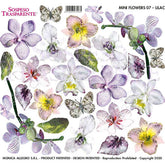 Sospeso Trasparente Pellicola Mini Flower Lilac n 07