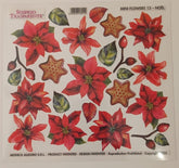 Sospeso Trasparente Pellicola Mini Flower Noel n 13
