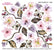 Sospeso Trasparente Pellicola Mini Flower Pink n 02